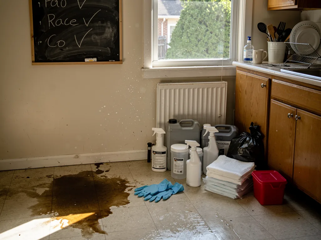 DIY cleanup vs. calling a pro in a biohazard incident